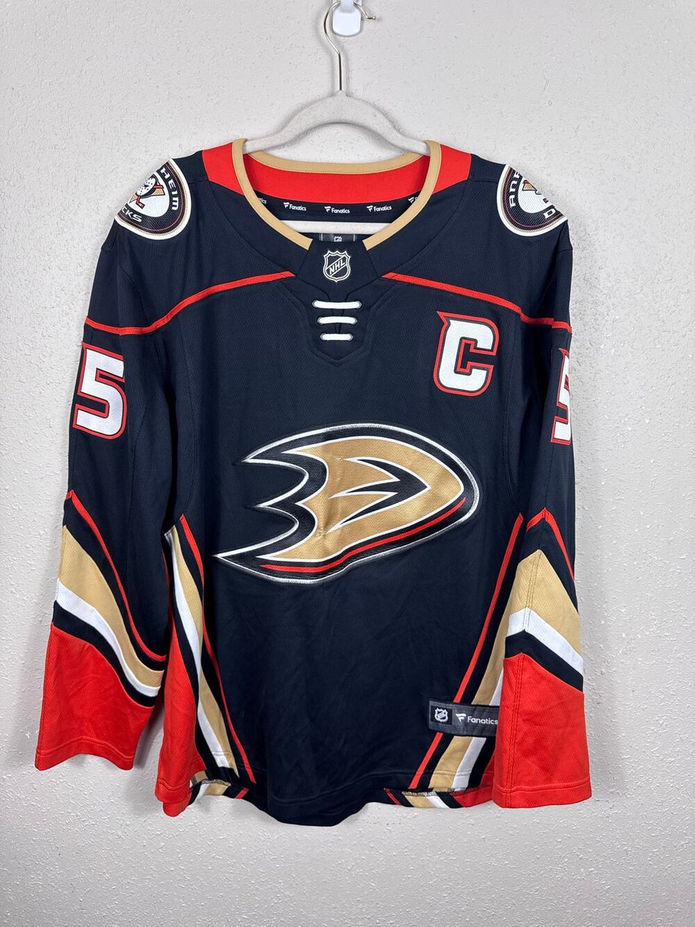 Fanatics NHL Anaheim Ducks Ryan Getzlaf #15 Breakaway Home Jersey Black Large